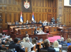 5. decembar 2016. Peta sednica Drugog redovnog zasedanja Narodne skupštine Republike Srbije u 2016. godini